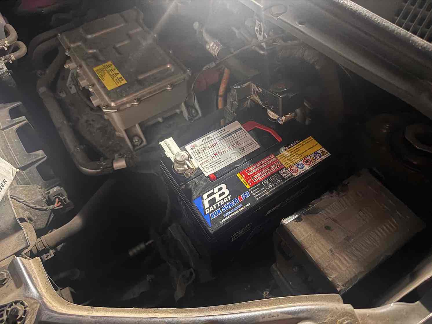 แบตเตอรี่ 12V ใน NETA V