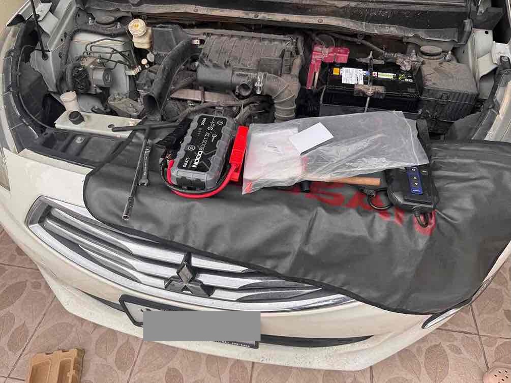 เปลี่ยนแบตเตอรี่ Mitsubishi Attrage